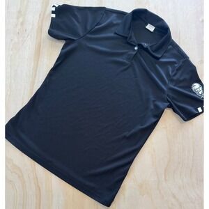 KFC Kentucky Fried Chicken Employee Polo Shirt Black Workwear Uniform Mens Small